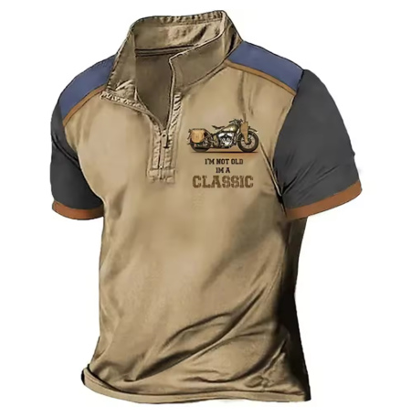 Benno | Herren Polohemd Classic Rider mit Print