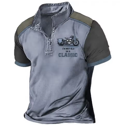 Benno | Herren Polohemd Classic Rider mit Print