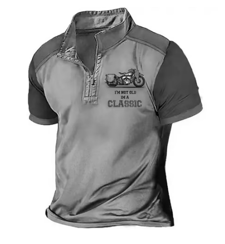 Benno | Herren Polohemd Classic Rider mit Print