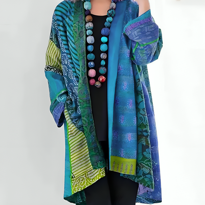 Yasmina | Damen Boho Strickjacke