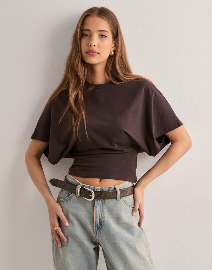Hailey | Damen Kurzarm Bluse