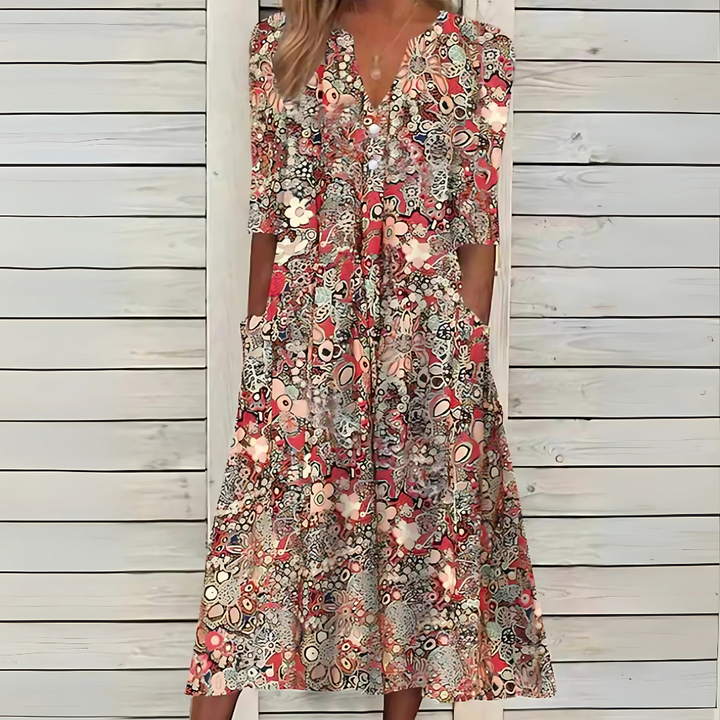 Rafaela | Boho Midikleid
