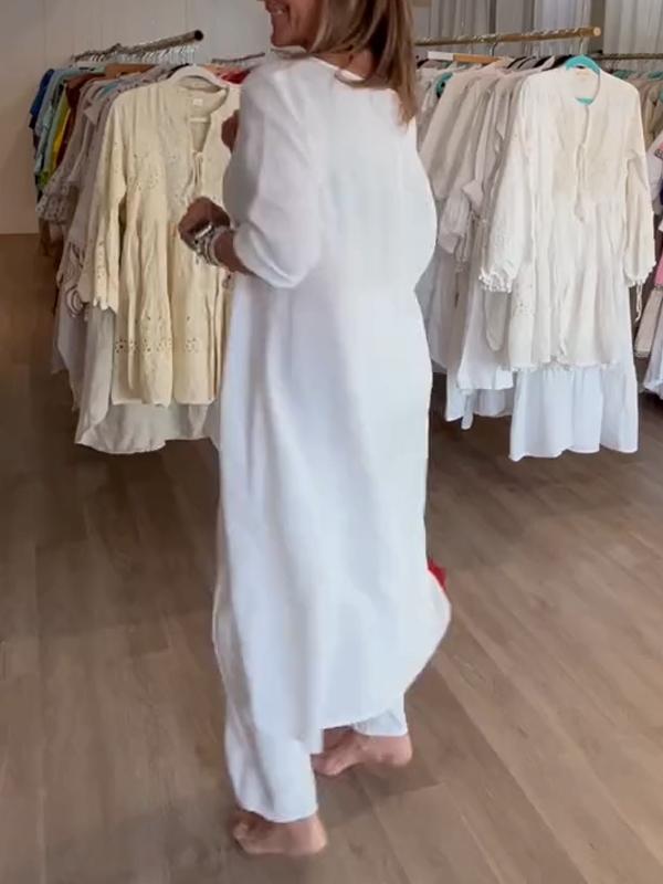 Malina | Zweiteiler mit Tunika und weiter Hose für Frauen
