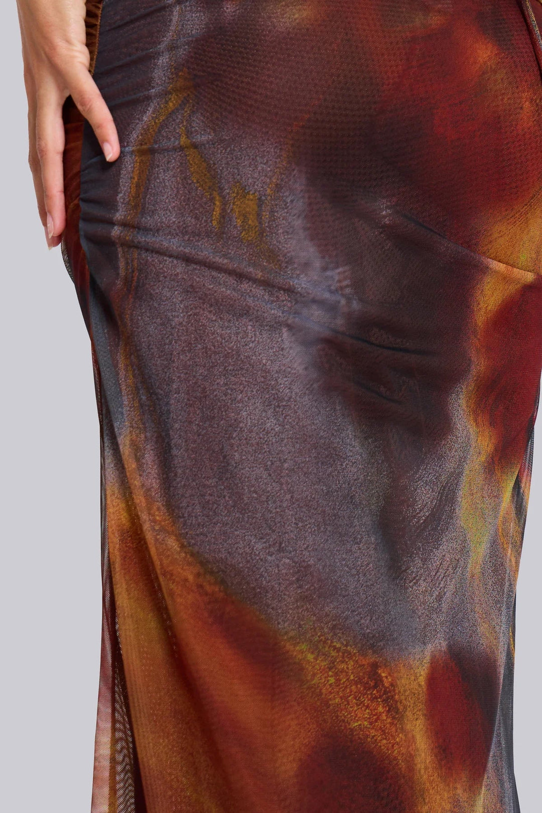 ROBIN | KLEID MIT AUSSCHNITT