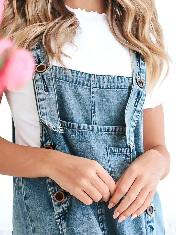 Pia | Denim Jumpsuit Damen Baggy Jeans Overall
