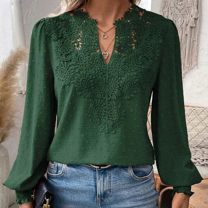 Carla | Damen Spitzenbluse