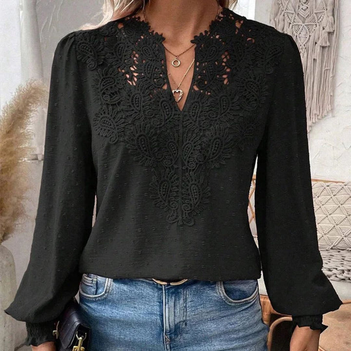 Carla | Damen Spitzenbluse