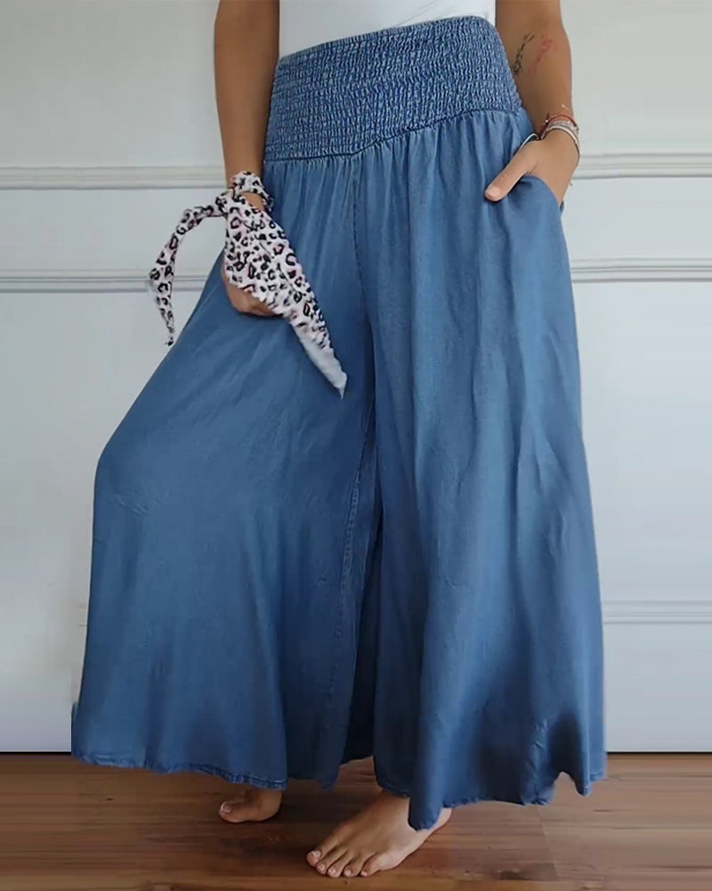 Wanda | Damen Maxirock Elegant & Weit Geschnitten