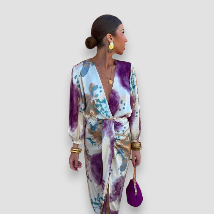 Soraya | Damen Zweiteiler Elegant Satiniert & Tailliert