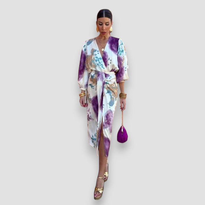 Soraya | Damen Zweiteiler Elegant Satiniert & Tailliert