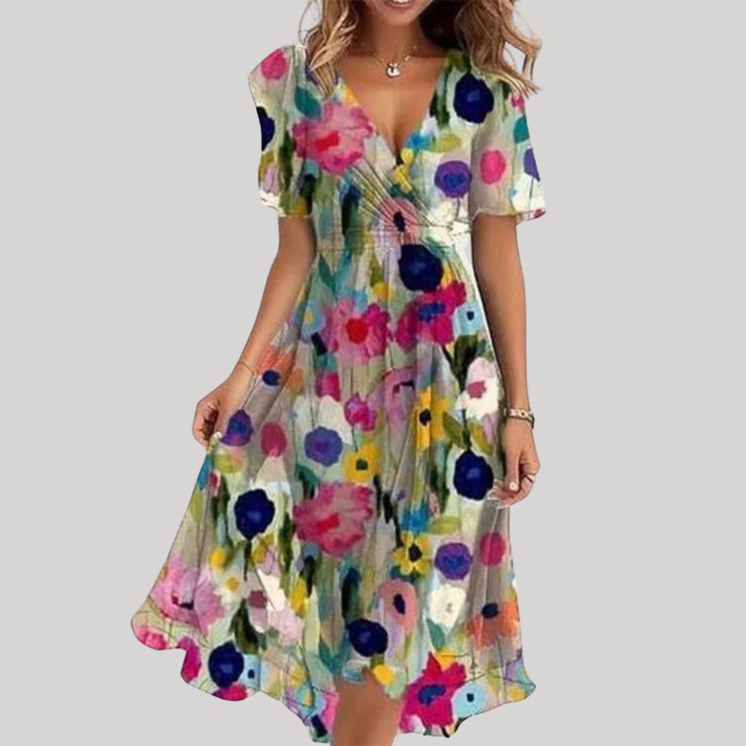 Sofia | Damen Sommer Midikleid
