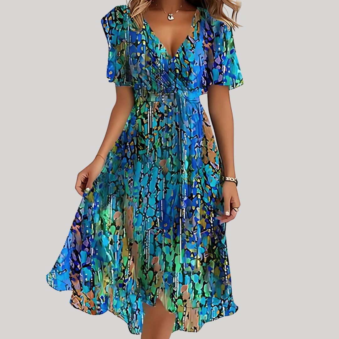 Sofia | Damen Sommer Midikleid