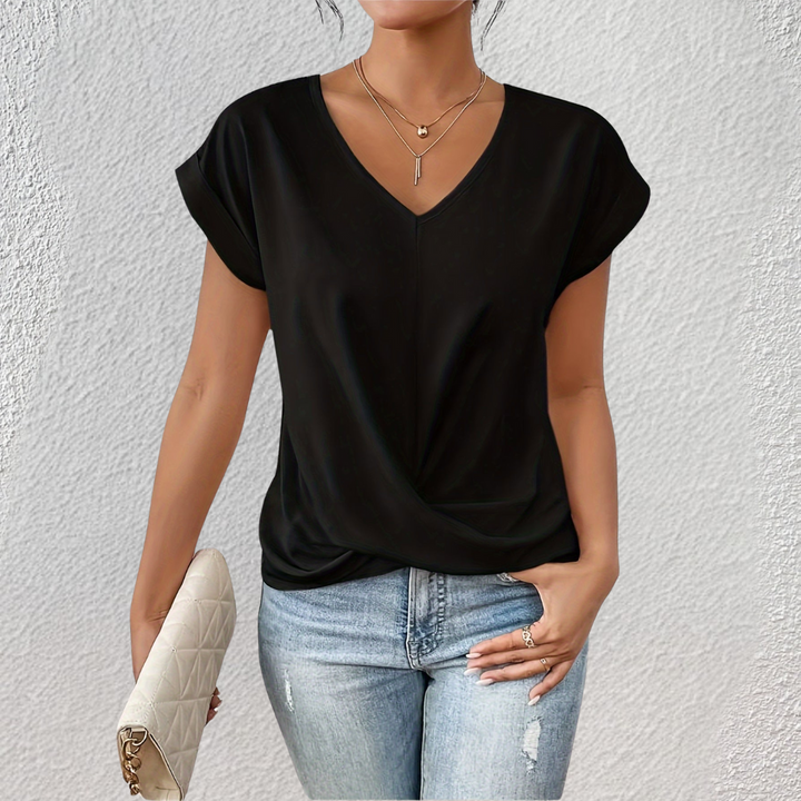 Diane | Damen V-Ausschnitt Bluse