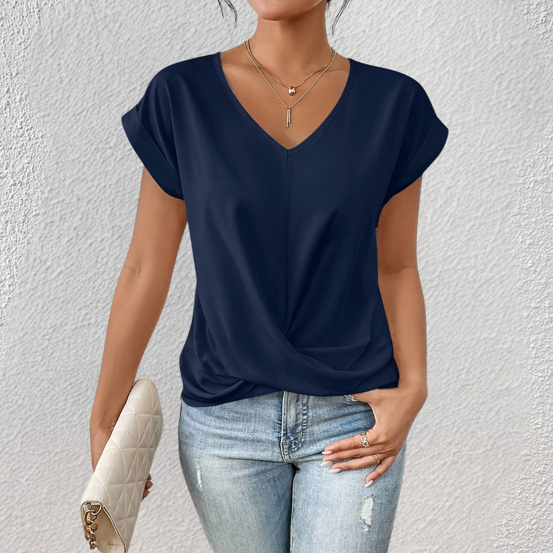 Diane | Damen V-Ausschnitt Bluse