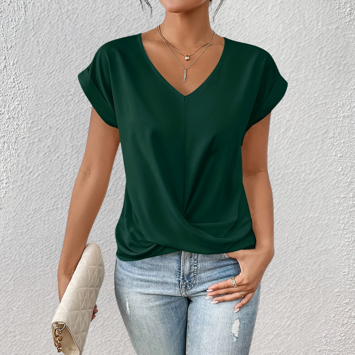 Diane | Damen V-Ausschnitt Bluse