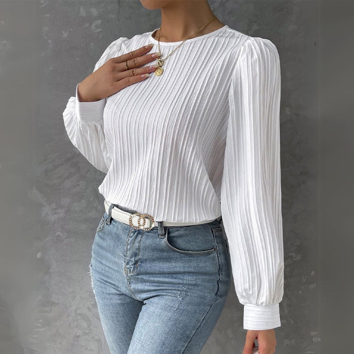 Elodie | Damen Bluse Elegant mit Puffärmeln