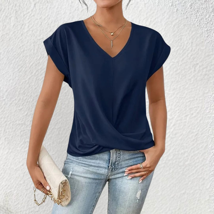 Inge | Damen V-Ausschnitt Bluse