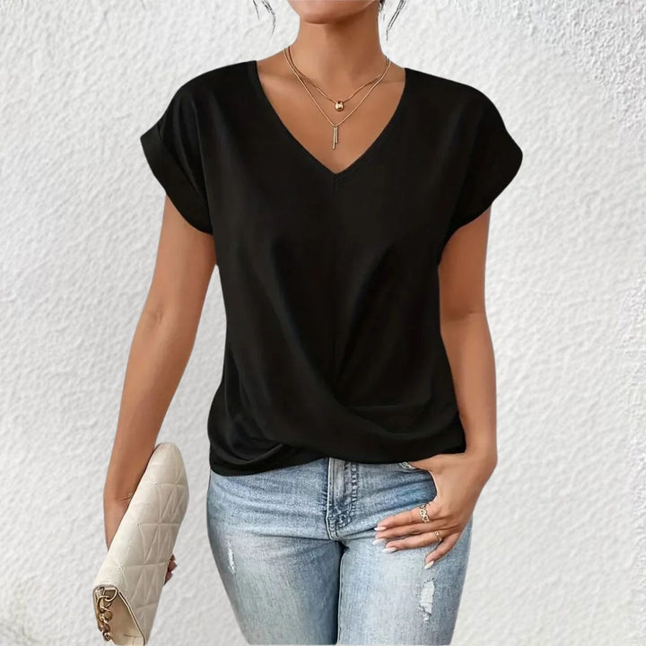 Inge | Damen V-Ausschnitt Bluse