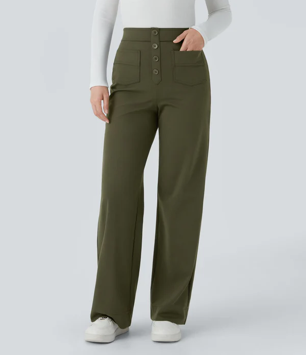 LENA | HOCHTAILLIERTE ELASTISCHE HOSE