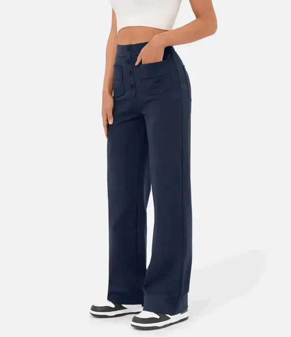 LENA | HOCHTAILLIERTE ELASTISCHE HOSE
