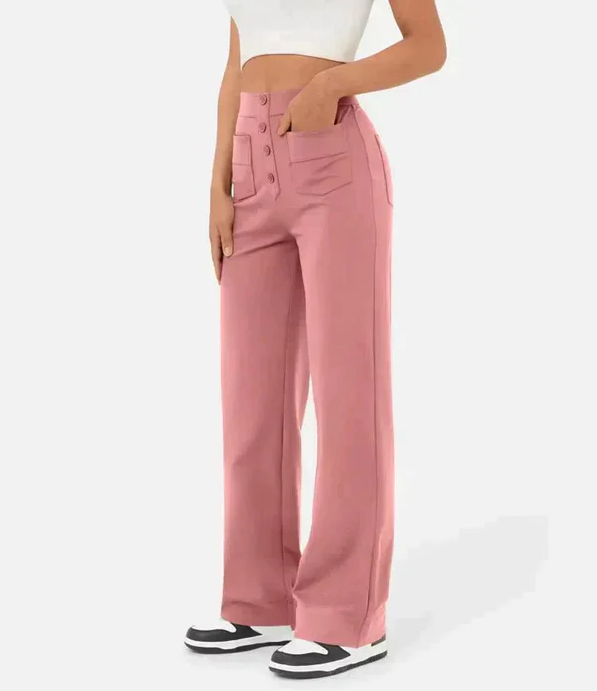 LENA | HOCHTAILLIERTE ELASTISCHE HOSE