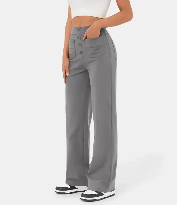 LENA | HOCHTAILLIERTE ELASTISCHE HOSE