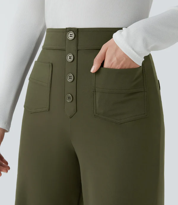 LENA | HOCHTAILLIERTE ELASTISCHE HOSE
