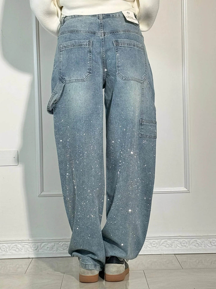 Briana | Trendige Wide-Leg-Jeans aus Denim
