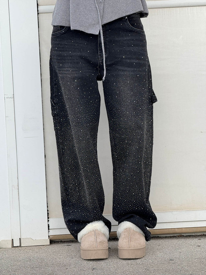 Briana | Trendige Wide-Leg-Jeans aus Denim
