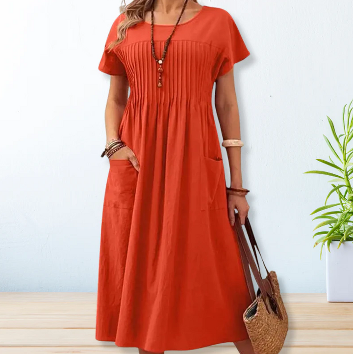 DAFFNEE | KLEID MIT ZWEITASCHEN