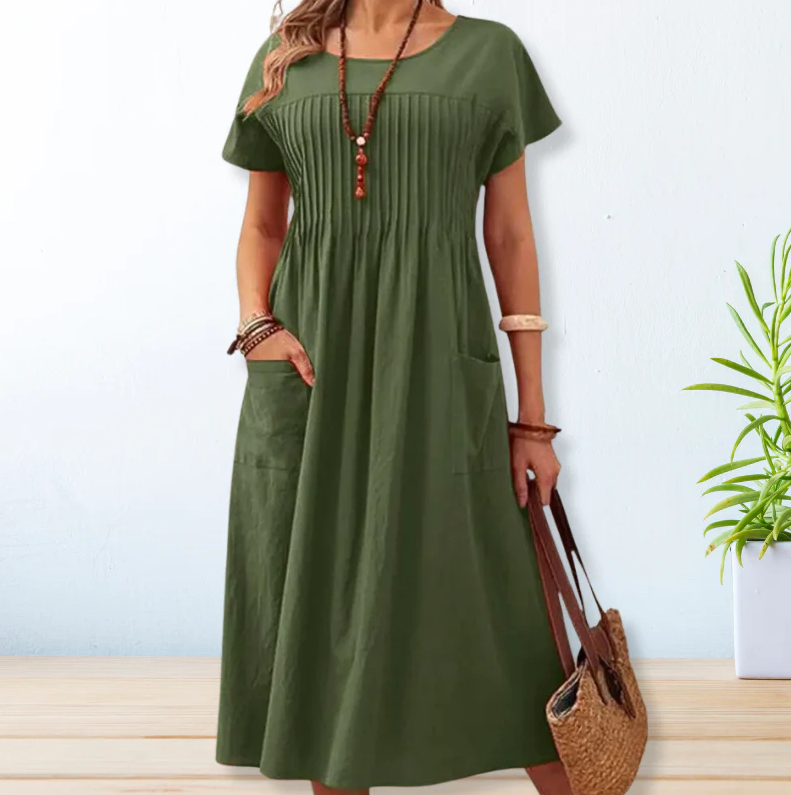 DAFFNEE | KLEID MIT ZWEITASCHEN