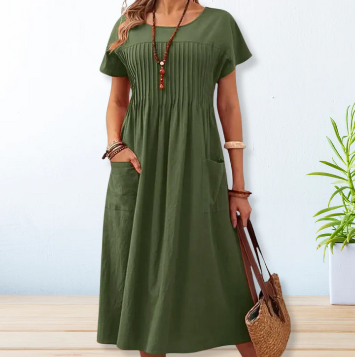 DAFFNEE | KLEID MIT ZWEITASCHEN