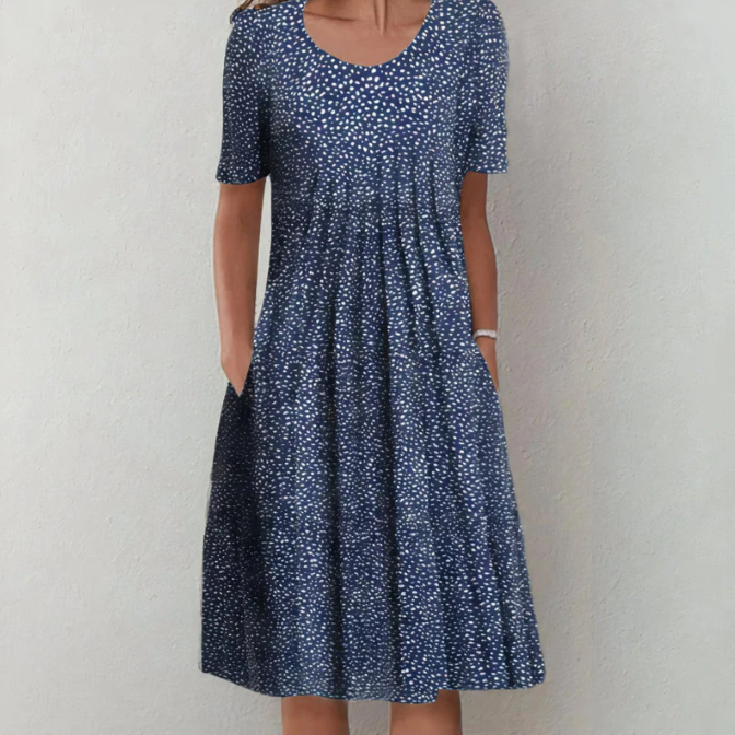 NICOLINA | FLIEßENDES BLUMENKLEID