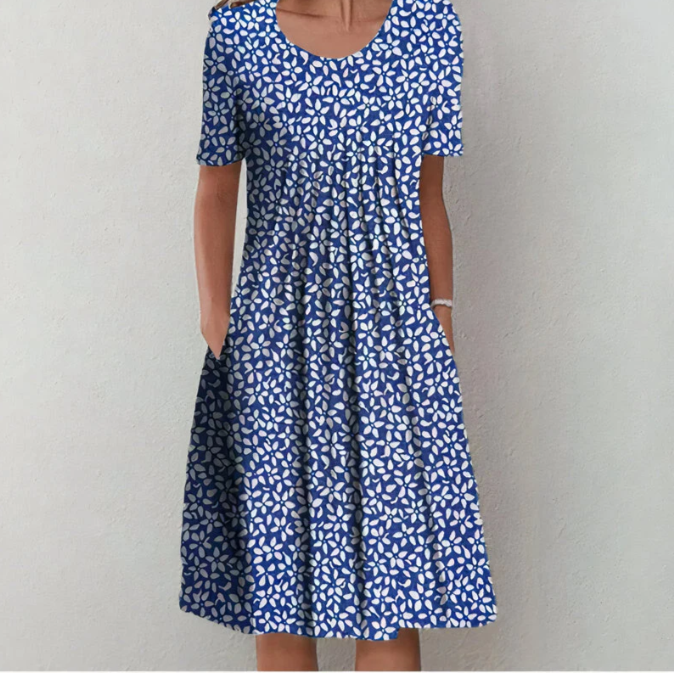 NICOLINA | FLIEßENDES BLUMENKLEID