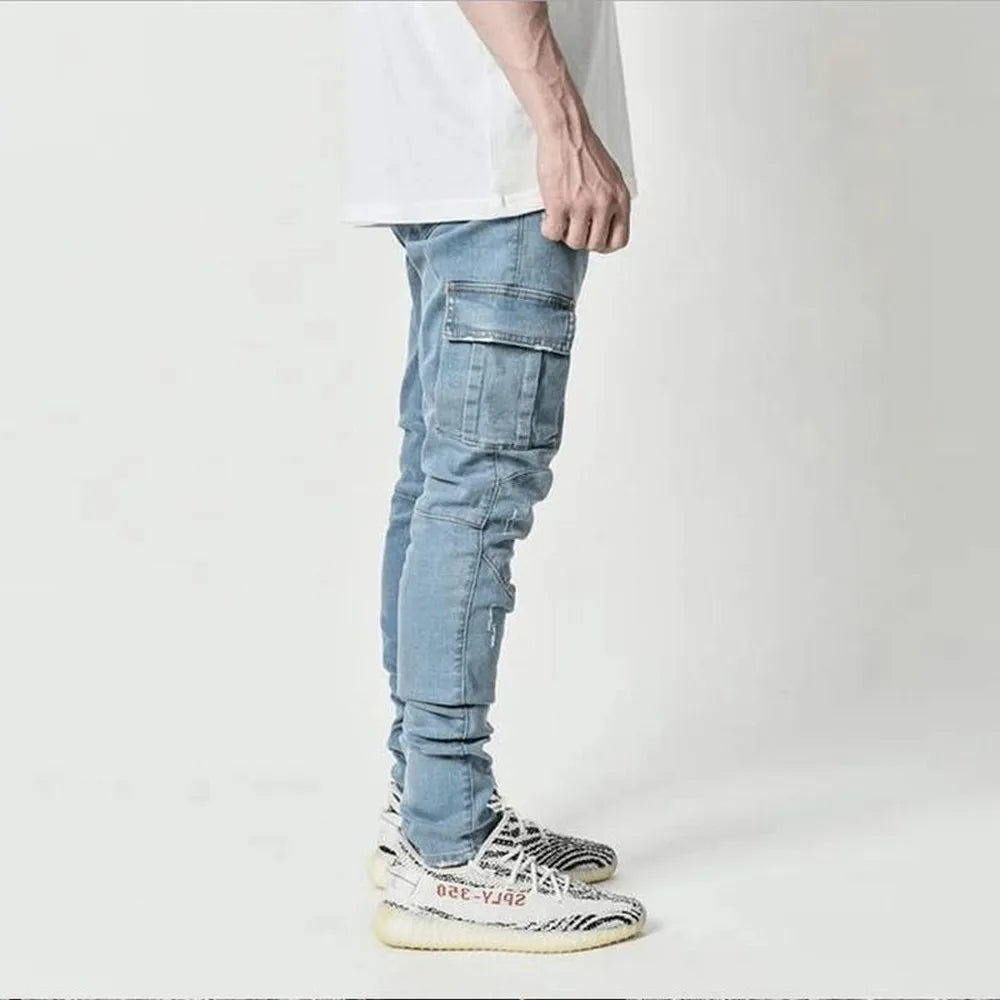 Rick | Herren Cargo Jeans im Slim Fit