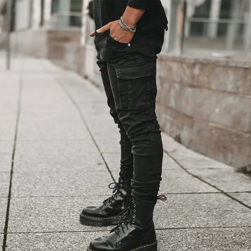 Rick | Herren Cargo Jeans im Slim Fit