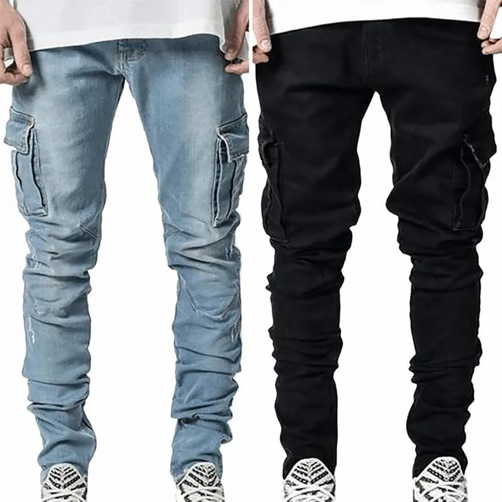 Rick | Herren Cargo Jeans im Slim Fit