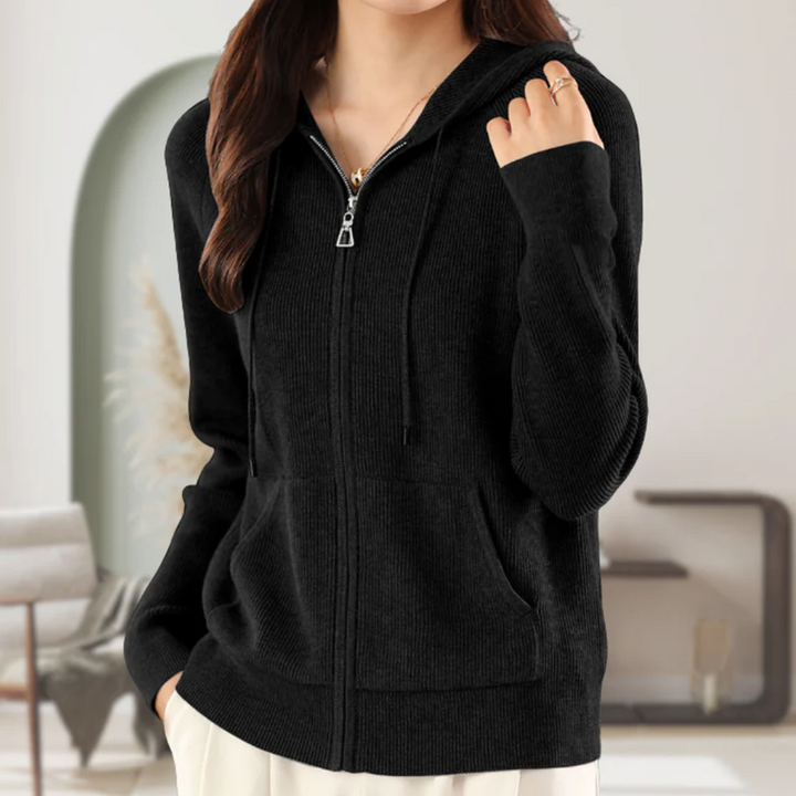JENICA | LÄSSIGER HOODIE-CARDIGAN