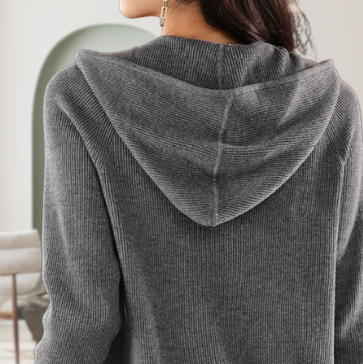 JENICA | LÄSSIGER HOODIE-CARDIGAN