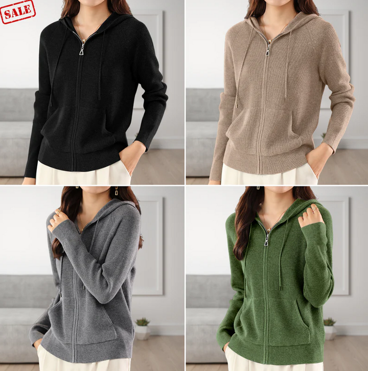 JENICA | LÄSSIGER HOODIE-CARDIGAN