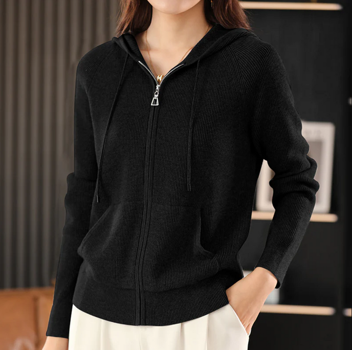 JENICA | LÄSSIGER HOODIE-CARDIGAN
