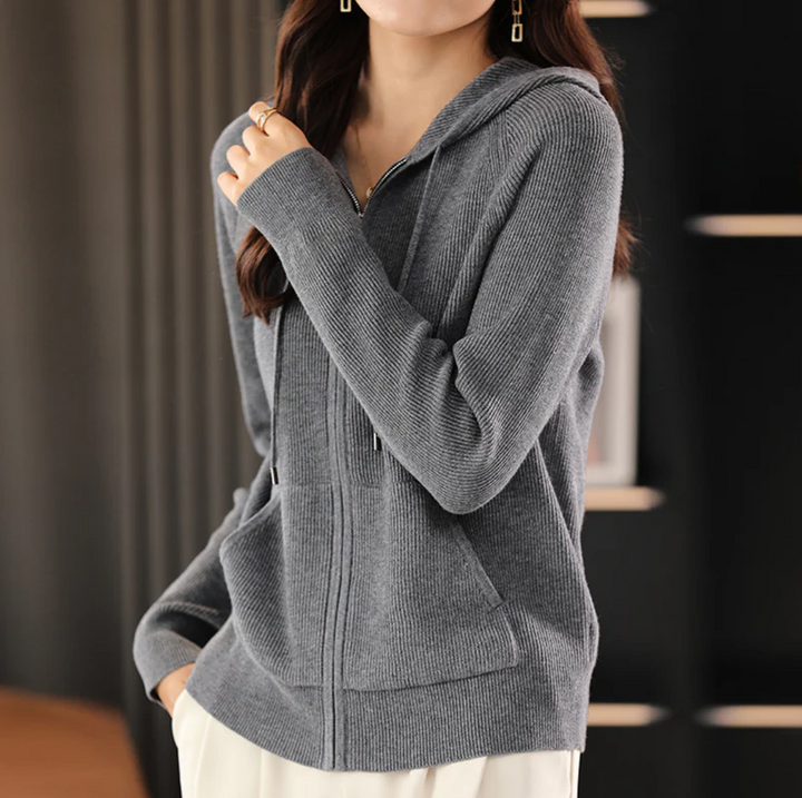JENICA | LÄSSIGER HOODIE-CARDIGAN