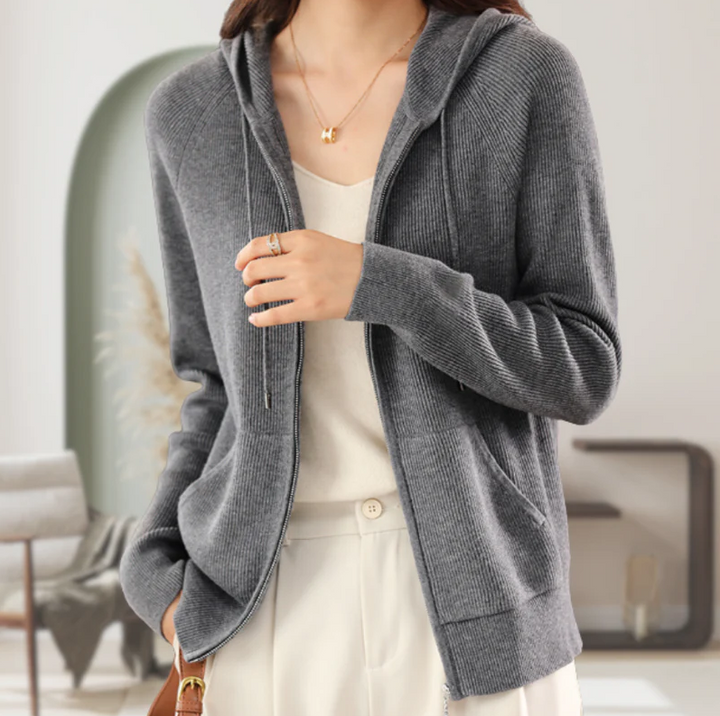 JENICA | LÄSSIGER HOODIE-CARDIGAN