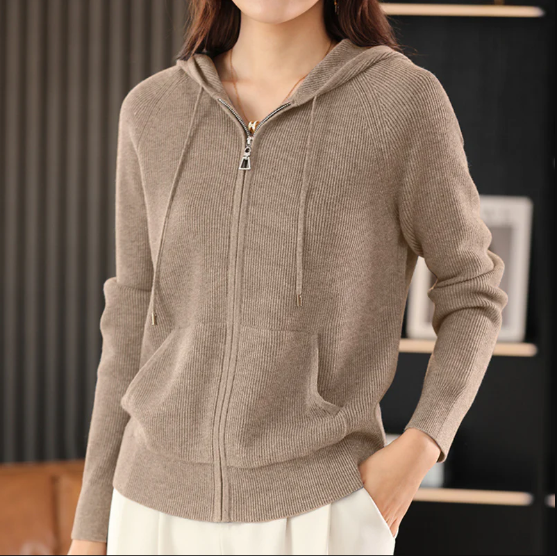 JENICA | LÄSSIGER HOODIE-CARDIGAN