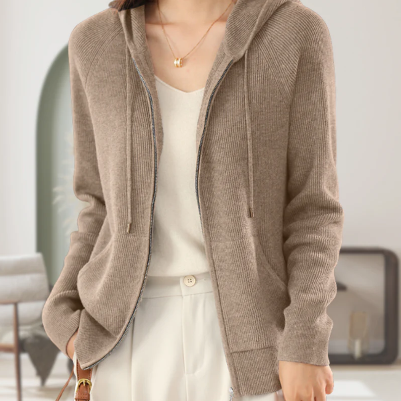 JENICA | LÄSSIGER HOODIE-CARDIGAN