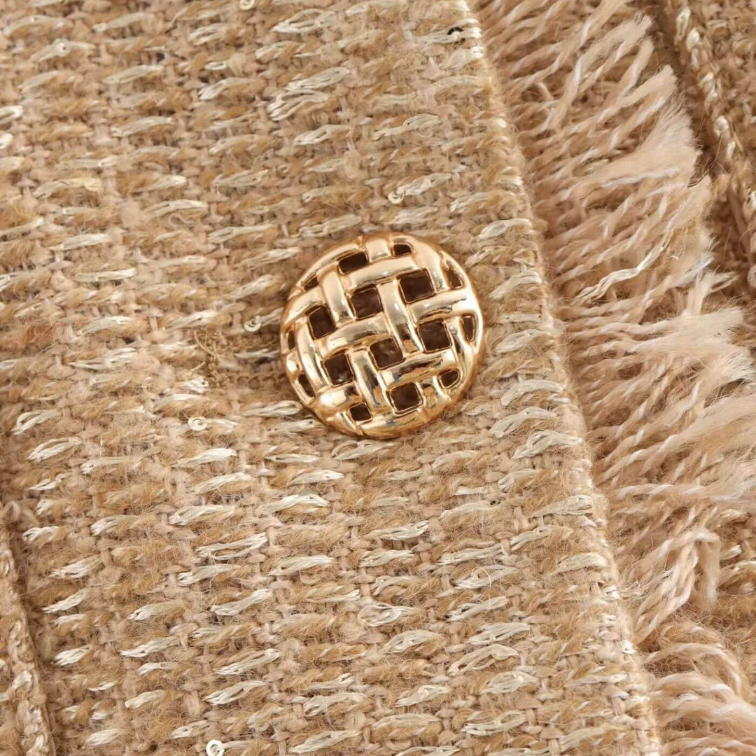 Ursula | Damen Tweed Jacke Kurz Elegant Frühling