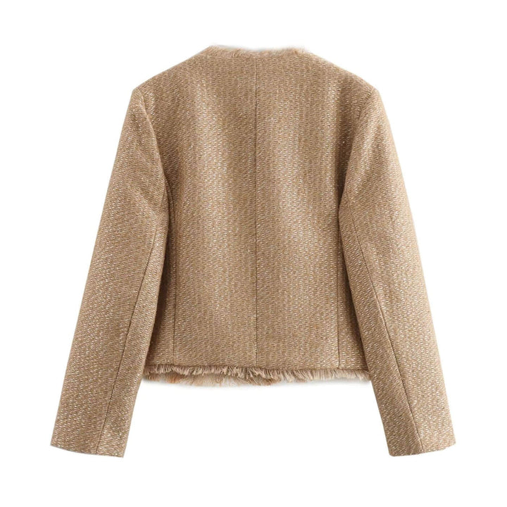 Ursula | Damen Tweed Jacke Kurz Elegant Frühling
