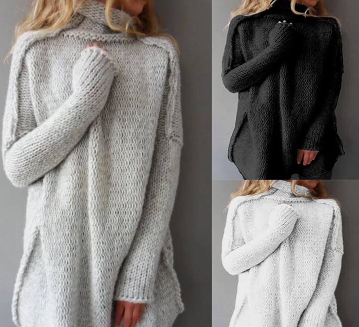VINCI | TURTLE NECK STRICKTOP