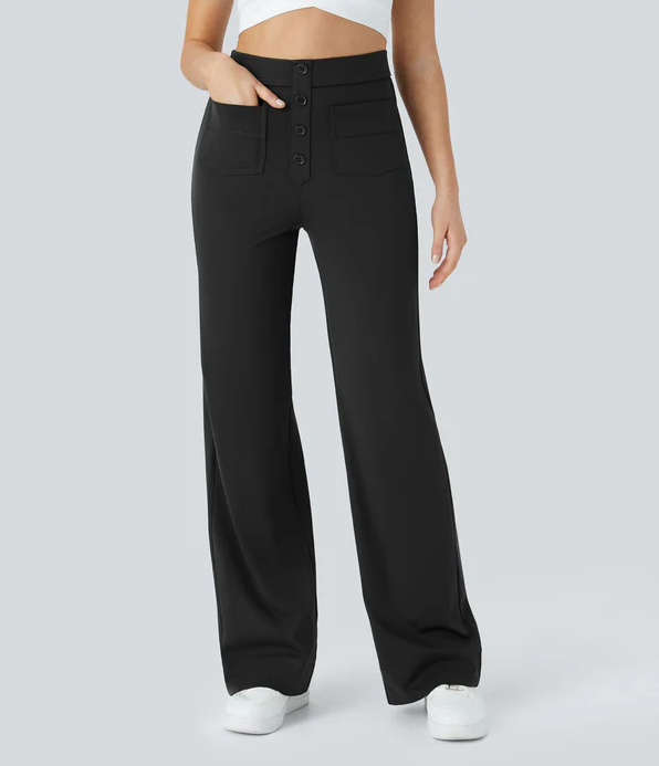 LENA | HOCHTAILLIERTE ELASTISCHE HOSE