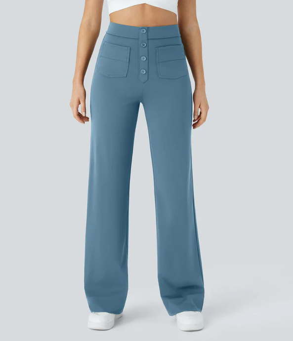 LENA | HOCHTAILLIERTE ELASTISCHE HOSE